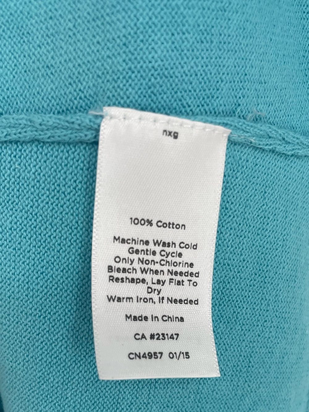Talbots Novelty Parakeet Bird Short Sleeve Knit Blue Crew Neck Sweater - Picture 6 of 7